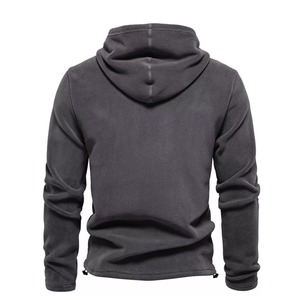 Sudadera con capucha de lana polar para hombre Entrenamiento Deporte Top Casual Abrigo con capucha Hip Hop Sudadera - Product Image 2
