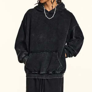 Heavy Weight 100% Fleece Full <b>Zip</b> Up Two <b>Pocket</b> Wholesale Top Quality Product 500 Gsm O Neck Men <b>hoodie</b> - Product Image 6