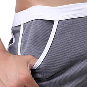 Joggers al aire libre gimnasio entrenamiento deportes transpirable Fitness Casual Slit baloncesto malla pantalones cortos diseño personalizado baloncesto pantalones cortos hombres - Product Image 2