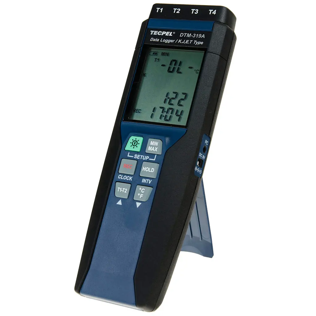 TECPEL DTM-319A 4-Channel Digital temperature data logger