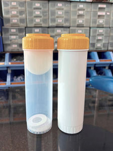 Boîtier vide rechargeable transparent GAC de 10 pouces pour média de filtration (capuchon jaune) - Product Image 4