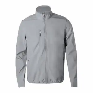 Giacca a vento con Zip di colore bianco impermeabile leggero antivento sportivo da allenamento morbido giacca Unisex Oversize ampio Softshell