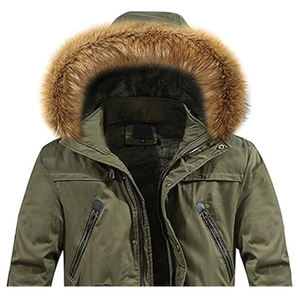 Wholesale Custom Men's Stand Collar Winter <b>Waterproof</b> <b>Padded</b> Bubble <b>Jacket</b> Quilted Outdoor Custom Puffer <b>Jacket</b> Men with furr - Product Image 3