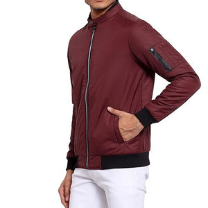 Chaqueta bomber informal a prueba de viento para hombre, ropa al por mayor, precio económico, chaqueta bomber de alta calidad para hombre - Product Image 6