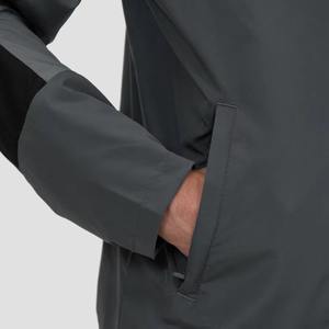 Service OEM en gros – Nouvelle veste coupe-vent d'hiver personnalisée avec col montant et capuche, style urbain, imperméable en polyester - Product Image 4