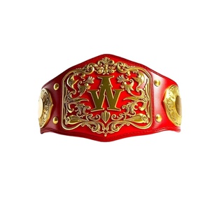 Ceintures de championnat de lutte personnalisées, sangle en cuir du Pakistan, ceinture de champion du monde poids lourd - Product Image 5