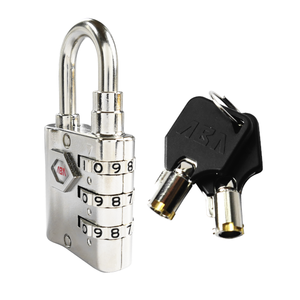 กุญแจสายยูแบบรวมรูปอาบาล็อกสำหรับประตูโลหะสังกะสีอัลลอยด์ทนทานมีรหัสผ่านเหล็กล็อคก้านเหล็กแบบไต้หวัน - Product Image 5