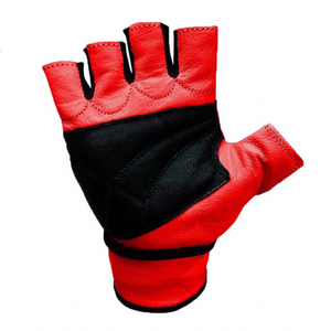 Lightweight <b>Leather</b> Gym Fitness <b>Mittens</b> Microfiber Breathable Palm Protection for Weight Lifting Heavy Exercise <b>Gloves</b> - Product Image 5