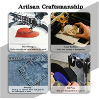 Parches de Cuero Personalizados, Insignias Rectangulares Bordadas, Estilo Vintage, Para Coser en Sombreros, Mochilas, Decoraciones DIY