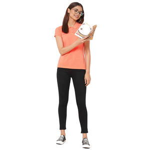 Polos de tela de algodón para niñas, camisetas personalizadas con cuello vuelto - Product Image 5