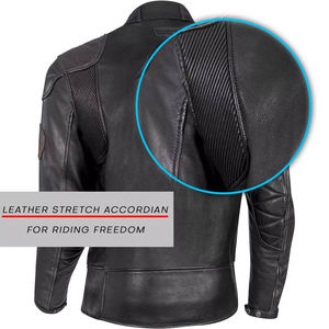 Chaqueta de Motociclista de Cuero para Hombre, a la Moda, Estilo Racing, Cortavientos, Invierno, Nuevo Estilo - Product Image 4