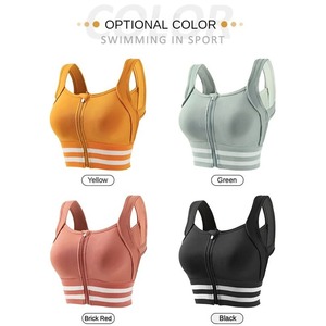 Sujetador deportivo de secado rápido para mujer, chaleco de Yoga transpirable para Fitness con anillo de acero a prueba de golpes para correr y soporte para los senos - Product Image 4
