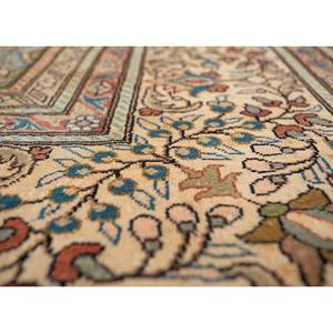 Tapis en soie viscose noués à la main Gulmarg Blue - Pae-5662 - Grand tapis traditionnel chinois à motif médaillon pour la maison, les chambres d'adolescents et les couloirs - 10 mm - Product Image 3