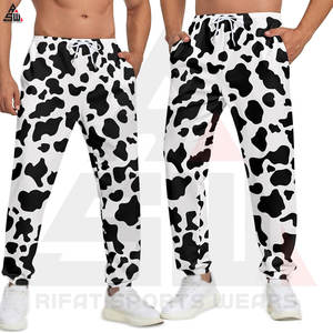 Pantalons décontractés pour hommes en toile respirante, neufs, en gros, pantalons de sport, pantalons de course, taille élastique, 100% coton, lavés, sublimation - Product Image 6