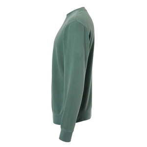 New 380-Gram <b>Combed</b> Cotton Crew-Neck Pullover Heavy-Weight Solid Color Simple Sweatshirts - Product Image 2