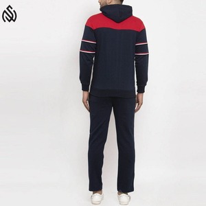 Recién llegado, chándal para hombre para invierno, ligero a la moda, 100% algodón, patrón sólido, etiqueta privada personalizada, MOQ bajo - Product Image 3