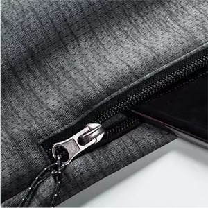 ชุดวอร์มมีซิปสำหรับผู้ชายแบบปรับได้ชุดวอร์มมีซิปน้ำหนักเบาระบายอากาศได้ดีป้องกันการยับ - Product Image 3