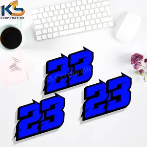 Customized Design Numbers Fluorescent Decoration Wall Sticker High quality removable fluorescent Sticker