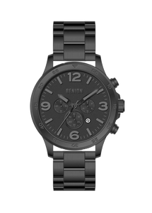 Montre en acier inoxydable en gros - Montre-bracelet à quartz pour homme avec date, boîtier en alliage, cadeau de mode décontracté - Product Image 2