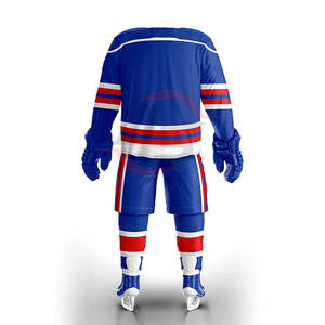 Ensemble d'uniformes de hockey sur glace 100% polyester sur mesure Meilleur prix Ensemble de haute qualité - Product Image 3