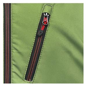 Blouson aviateur d'hiver noir personnalisé Offre Spéciale pour hommes avec col montant poche avant rembourrage recyclé tissu de toile de sport taille XS - Product Image 5