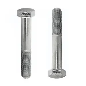 Excellent Tensile Strength ASME B18.2.1 Hexagon Head Unc And Unf Threaded Bolts Steel