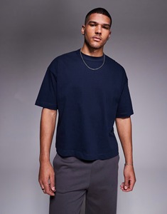 T-shirt da uomo di alta qualità cotone 100% girocollo personalizzato Logo Streetwear <span class=keywords><strong>drk</strong></span> colore blu t-shirt da uomo - Product Image 1