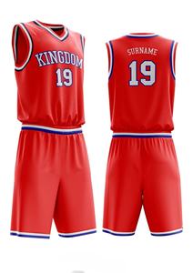 custom design sublimation printing reversible basketball jersey sports uniforms - Product Image 4