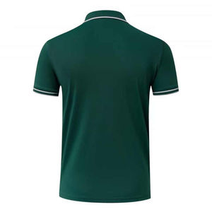 เสื้อเชิ้ตปักลาย พิมพ์ลาย ผ้าถักเรียบ 100% ผ้าฝ้าย แห้งเร็ว ระบายอากาศดี เหมาะสำหรับกีฬากอล์ฟ ชุดยูนิฟอร์มบริษัท ชุดทำงานผู้ชาย รับผลิตแบบ OEM - Product Image 5