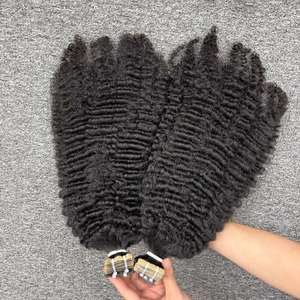 Cheveux frisés en ruban, 100% cheveux humains, cheveux bruts indiens, un donneur - Product Image 3