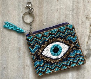 Handmade Bohemian Style <b>Seed</b> Bead Tote Bag Custom Logo Embroidered Beaded Coin Pouch Fashionable Women's Sizes for Promotions - Product Image 5