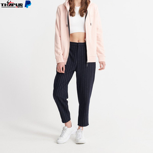 แจ็คเก็ตคาร์ดิแกนแขนยาวมีซิป, เสื้อสเวตเตอร์ลำลองมีฮู้ด - Product Image 2