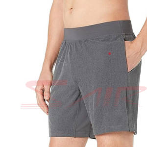 2024 short de sport personnalisé pour hommes Oem Logo 100% Polyester séchage rapide grande taille pantalon de course de gymnastique plage short décontracté motif solide - Product Image 6