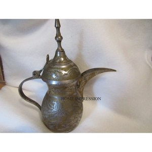 กาต้มน้ำดัลลาห์สแตนเลสสลักลายทันสมัย เป็นมิตรกับสิ่งแวดล้อม เหมาะสำหรับงานเลี้ยงที่บ้าน งานจัดเลี้ยง ใช้เป็นของตกแต่งอย่างมีสไตล์ ร้านกาแฟ อินเดีย - Product Image 2