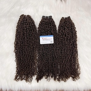 COMPRE AHORA DE ALTA CALIDAD, cabello rizado de alta calidad, cabello humano 100% Premium, sin enredos, sin desprendimiento, Alibaba, listo para enviar - Product Image 2