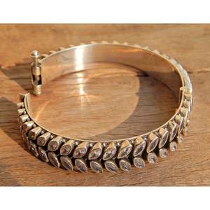 Brazalete de piedras preciosas de circón de Plata de Ley 925, brazalete fino hecho a mano, regalo de joyería de plata - Product Image 5