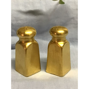 New Antique Table Decorative Salt and Pepper Jar Made of Gold Metal Salt and Pepper <b>Pot</b> Seasoning Container in Wholesaler Price - Product Image 6
