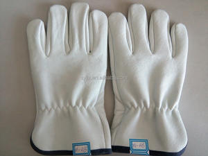 ถุงมือป้องกันหนังวัวลายหนังวัวสำหรับขับรถ - Product Image 2