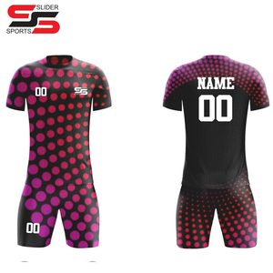 Camiseta de fútbol personalizada con sublimación completa, kits de fútbol de club, conjunto completo de fútbol para ropa deportiva de equipo - Product Image 6