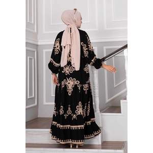 Robe Hijab en Viscose à Motifs Rivière Vison - Product Image 2