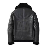 Automne hiver hommes veste en peau de mouton meilleure qualité hommes veste en peau de mouton vêtements en cuir veste d'hiver en peau de mouton