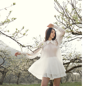 Alida Jupe plissée Bon Prix Durable Pour Bureau Dame Luxe Design Mode Marque Emballage Personnalisé Vietnam Fabricant - Product Image 1