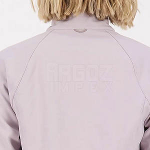 Chaquetas Softshell de invierno para mujer hechas en Pakistán para uso al aire libre, cuello levantado, logotipo frontal de punto transpirable - Product Image 5