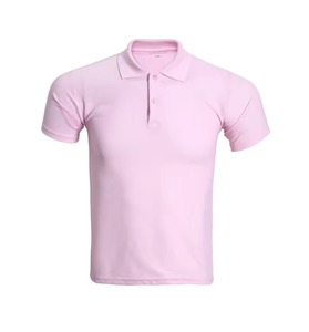 11 couleurs unies, polyester, été, respirant, séchage rapide, impression personnalisée du logo OEM, t-shirt polo pour homme - Product Image 4