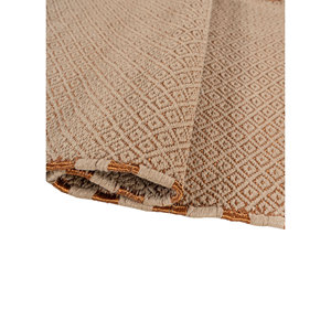 พรมอะคริลิคทำมือ Aprezo Classic รุ่น Adac-01 สีแดงส้ม ลายเรขาคณิต สำหรับตกแต่งบ้าน ห้องนั่งเล่น ทางเดิน รูปทรงสี่เหลี่ยมผืนผ้า - Product Image 2