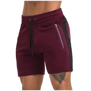 Short confortable en coton pour homme Jogging sportif français en éponge motif solide pour la salle de sport, le fitness et l'entraînement athlétique - Product Image 5