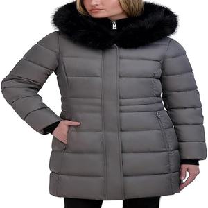 Vente en gros 2023 Veste matelassée pour femme Design personnalisé Hiver élégant 100% Matériau en polyester similaire à la veste matelassée - Product Image 5