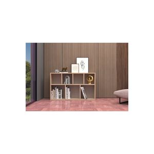 Musvenus Turkish Modern Twin Bookshelf in Suntalam 7-Tier Multi-Purpose Living Room Furniture Model 009 TWIN - Product Image 2