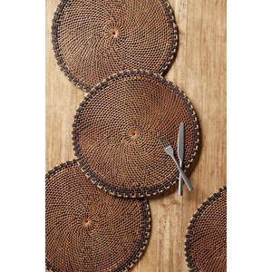 Mantel de mimbre marrón de ratán para el hogar costero y el estilo de la Mesa de verano Fabricante OEM y proveedor mayorista de Vietnam - Product Image 3