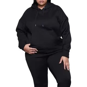 Sweat à capuche pull en coton pour femmes de haute qualité avec logo brodé personnalisé Style Street wear Sweats à capuche confortables pour femmes - Product Image 3